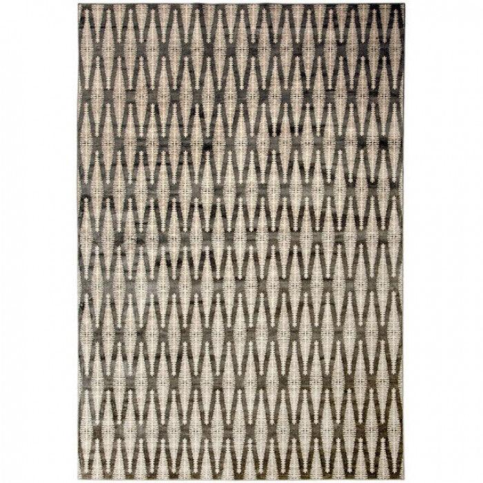 Mortsel RG1025 Light Brown/Gray Contemporary Area Rug By furniture of america - sofafair.com