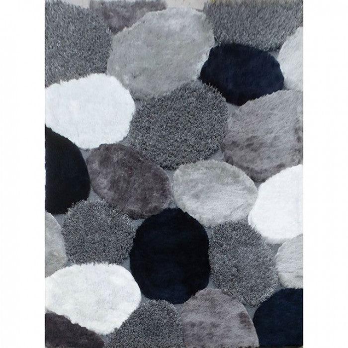 Vancouver RG4133 Gray/Navy Contemporary Area Rug By furniture of america - sofafair.com