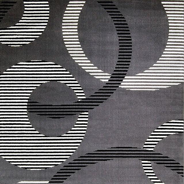 Furniture Of America Blitar Area Rug RG5213 Dark Gray Contemporary ...
