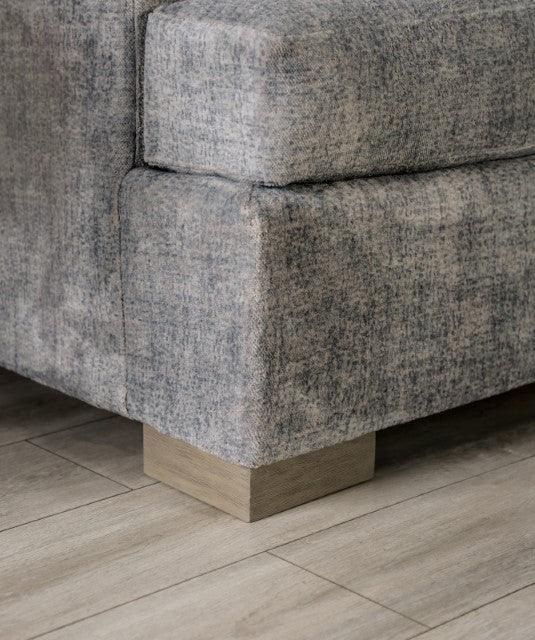 Leytonstone SM1208-LV Gray Transitional Loveseat By Furniture Of America - sofafair.com