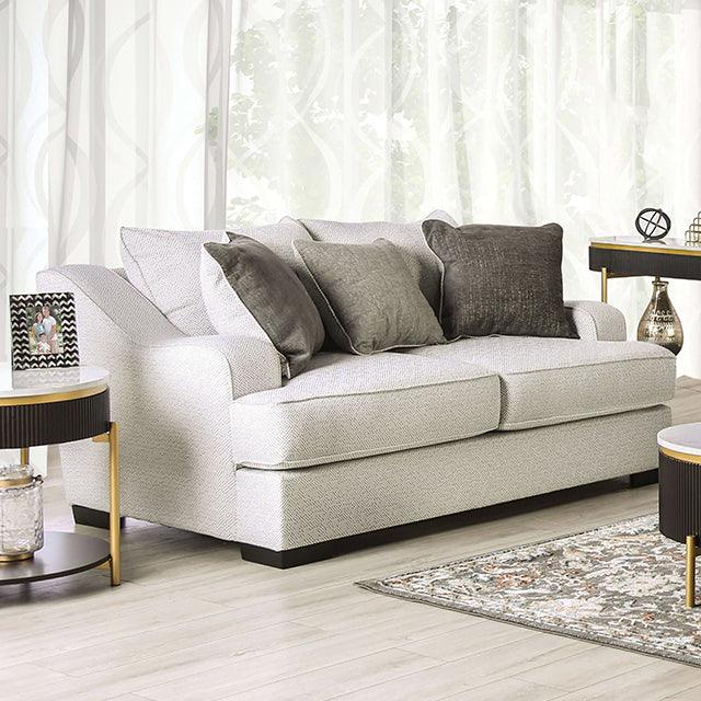 Skyline SM1212-LV Pewter/Gray Transitional Loveseat By Furniture Of America - sofafair.com