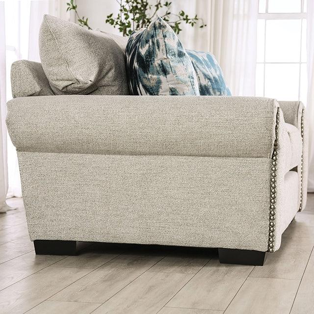 Laredo SM1215-SF Beige Transitional Sofa By Furniture Of America - sofafair.com