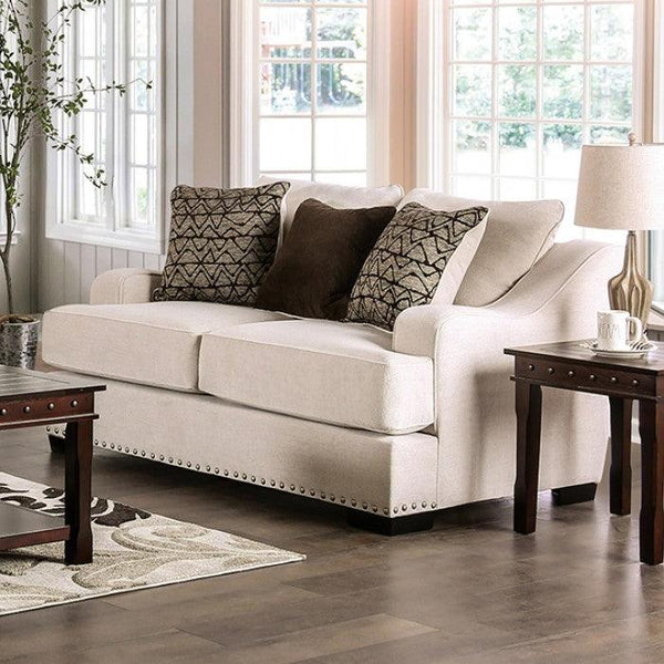 Sonora SM1217-LV Beige Transitional Loveseat By furniture of america - sofafair.com