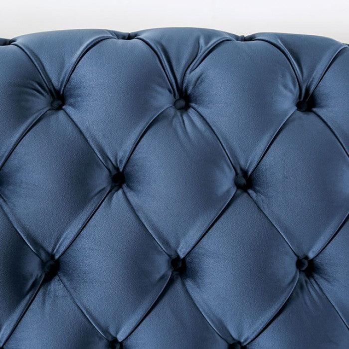 Martinique SM2230-LV Blue Transitional Loveseat By furniture of america - sofafair.com