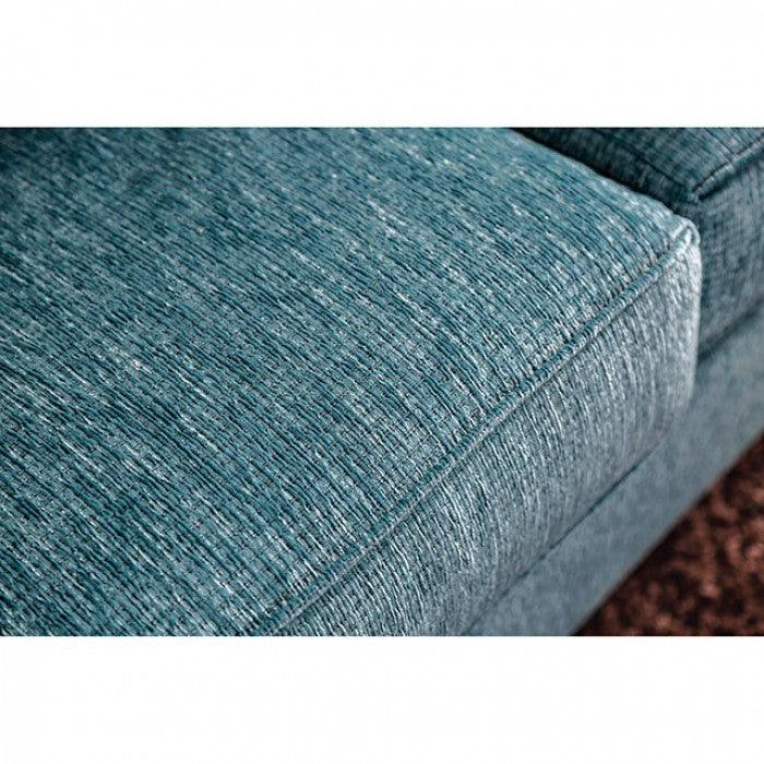 River SM4120-LV Turquoise Transitional Love Seat By furniture of america - sofafair.com
