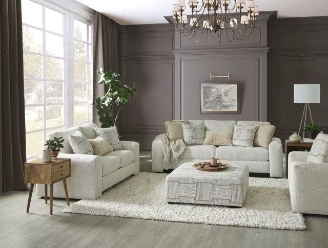Cochrane SM5120-LV Cream/Beige Contemporary Loveseat By Furniture Of America - sofafair.com