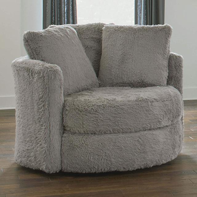 Cochrane SM5122-CH Gray Contemporary Chair By Furniture Of America - sofafair.com