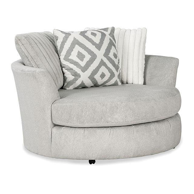 Hermiston SM5171-CH Gray Transitional Chair By Furniture Of America - sofafair.com
