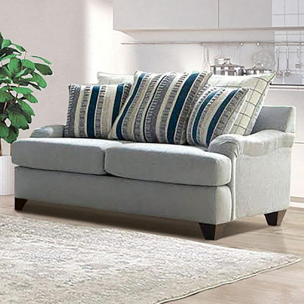 Plaistow SM5189-LV Gray Transitional Loveseat By furniture of america - sofafair.com