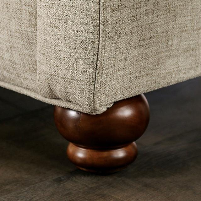 Amaya SM5411-LV Cream Transitional Loveseat By Furniture Of America - sofafair.com