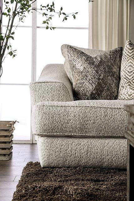 Moorpark SM6092-LV Off-White Contemporary Loveseat By Furniture Of America - sofafair.com