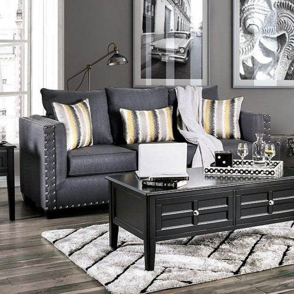 Inkom SM6220-SF Slate Transitional Sofa By furniture of america - sofafair.com