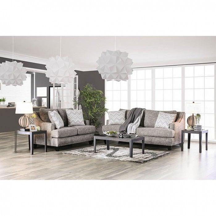 Erika SM6420-SF Gray Transitional Sofa By furniture of america - sofafair.com