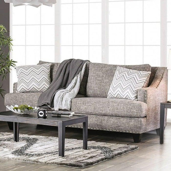 Erika SM6420-SF Gray Transitional Sofa By furniture of america - sofafair.com