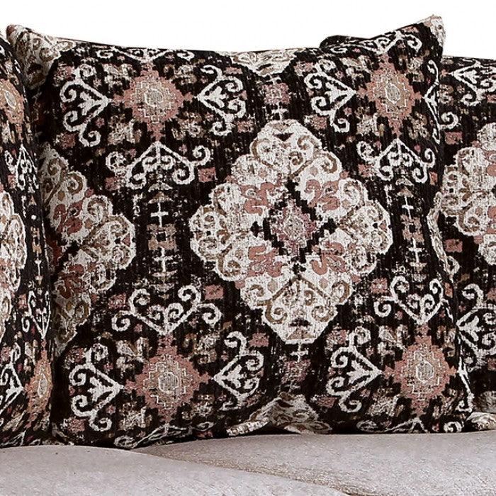 Sofa BY Furniture Of America Molfetta SM7304-SF Light Brown/Black Traditional - sofafair.com