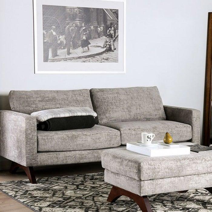 Harlech SM8004-SF Gray Midcentury Modern Sofa By furniture of america - sofafair.com