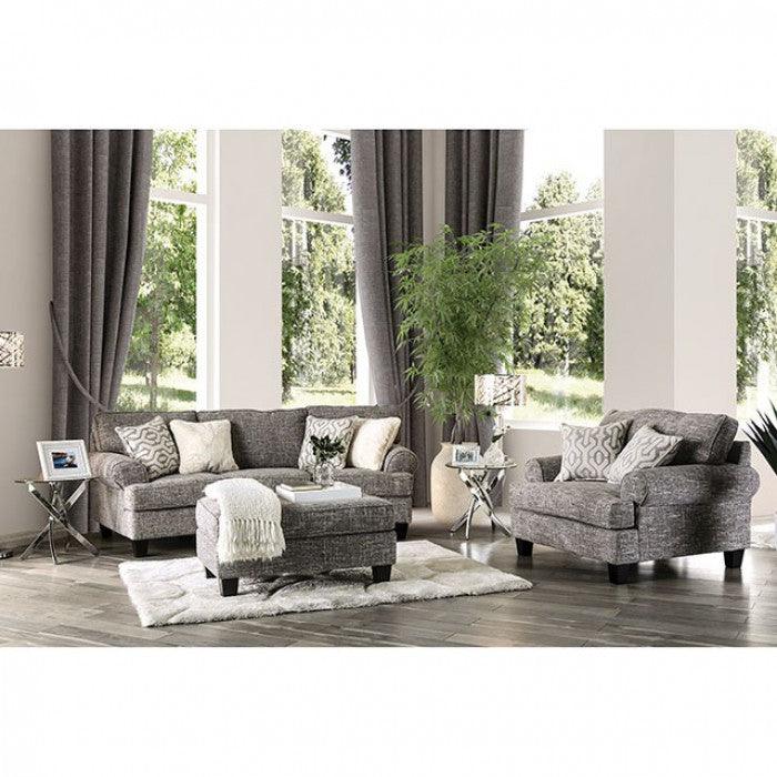 Pierpont SM8012-CH Gray Transitional Chair By furniture of america - sofafair.com
