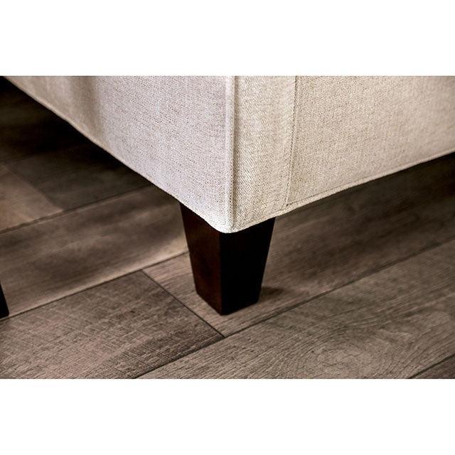 Nadene SM8014-SF Ivory Transitional Sofa By Furniture Of America - sofafair.com