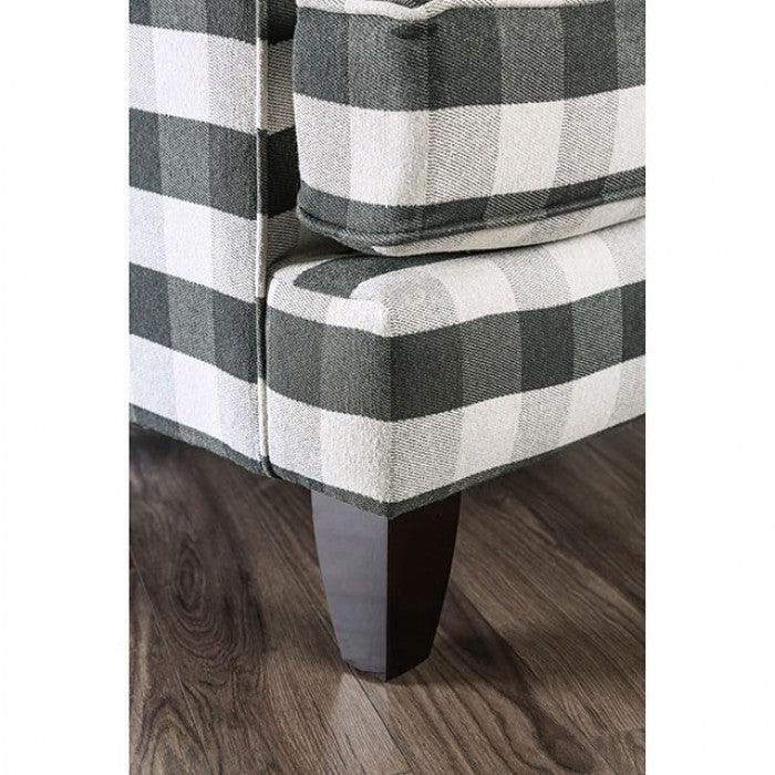 Patricia SM8171-CH-ST Pattern Contemporary Stripe Chair By furniture of america - sofafair.com