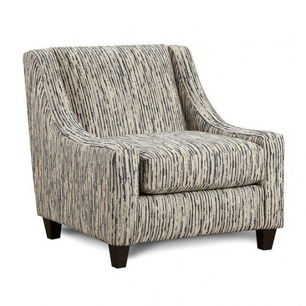 Eastleigh SM8187-CH-ST Stripe Multi Transitional Chair By furniture of america - sofafair.com