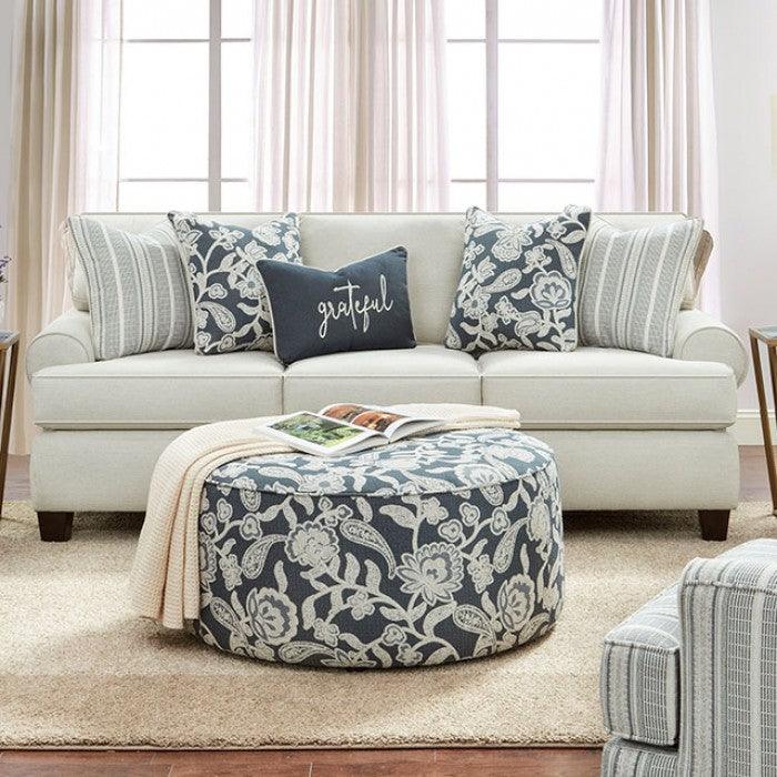 Porthcawl SM8190-LV Ivory Transitional Loveseat By furniture of america - sofafair.com