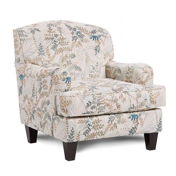 Cadigan SM8191-CH-FL Floral Multi Transitional Chair By furniture of america - sofafair.com