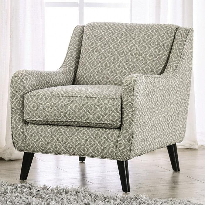 Stephney SM8193-CH-SQ Gold/Gray Transitional Chair By furniture of america - sofafair.com