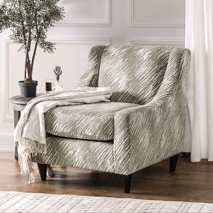 Stefano SM8220-CH Light Mocha Transitional Chair By furniture of america - sofafair.com
