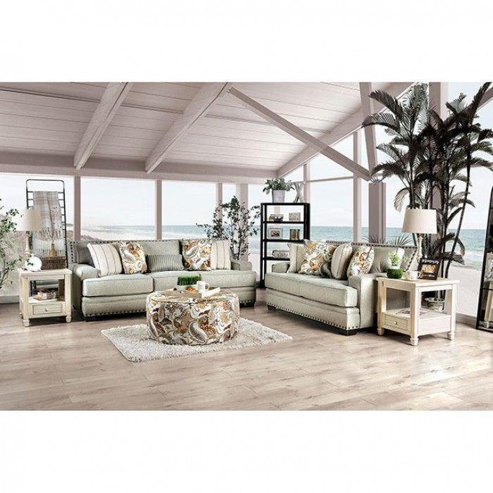 Begley SM8300-LV Mocha Love Seat By furniture of america - sofafair.com