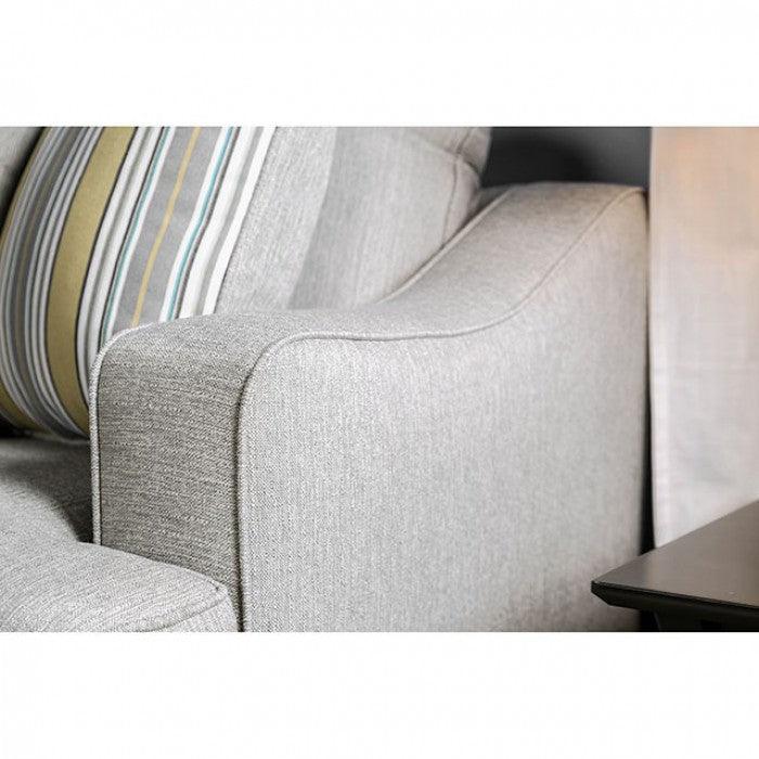 Wilkie SM8311-LV Light Gray Transitional Love Seat By furniture of america - sofafair.com
