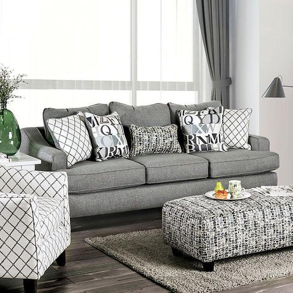 Verne SM8330-SF Bluish Gray Transitional Sofa By Furniture Of America - sofafair.com